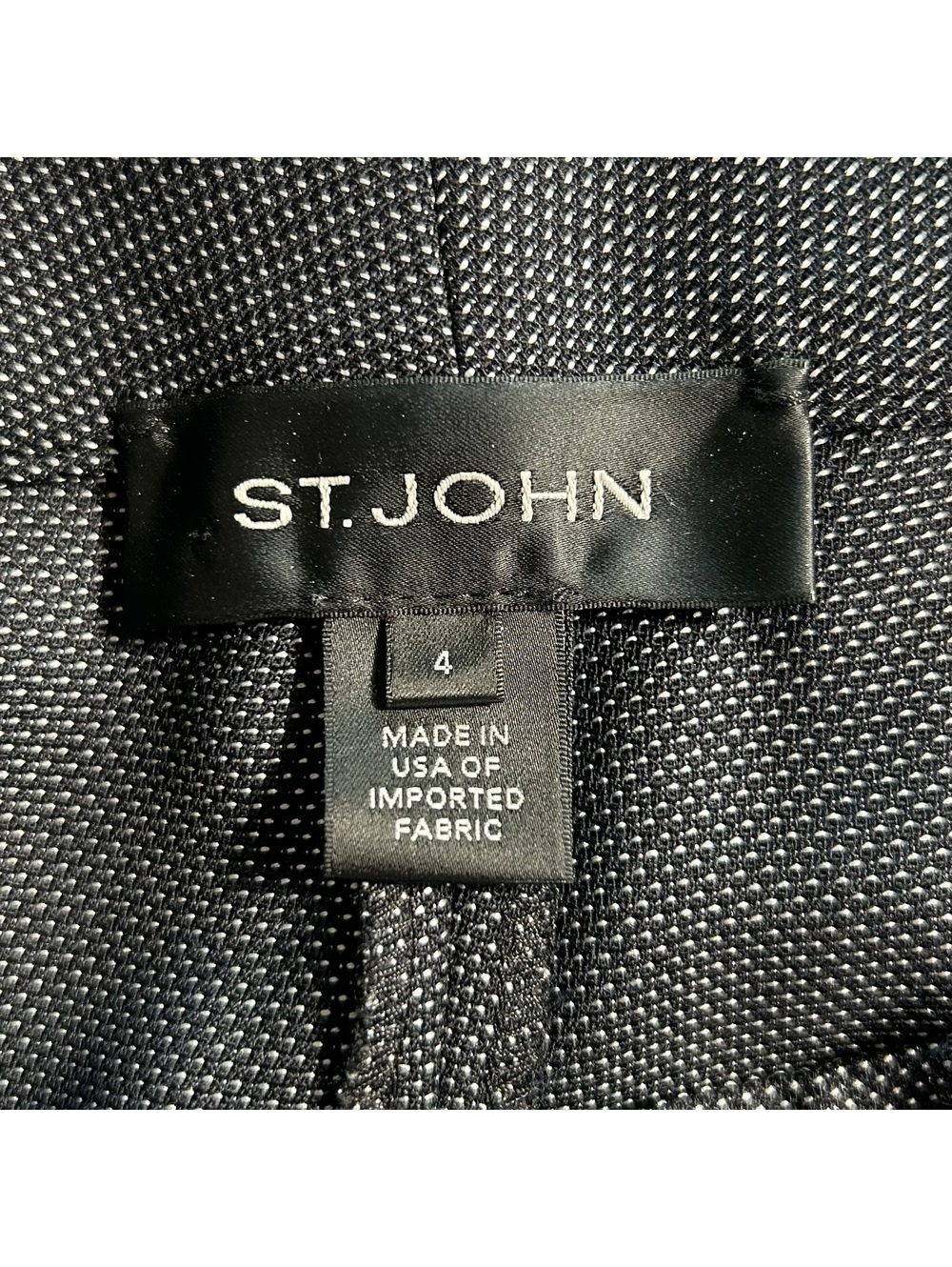 St. John Corporate Chic Gray Tailored Dress Pants Size 4 Classic Minimalist - Picture 4 of 7